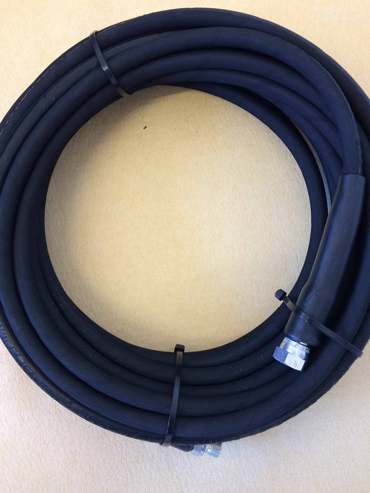15 Metre  3/8 BSP Pressure Washer Hose   2 Wire 15R2AT 